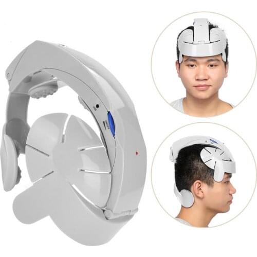 Vibrator Massage Electric Head Massager Helmet Scalp Massager Multifunctional Relief Headache Pressure Acupuntura Relax Devices