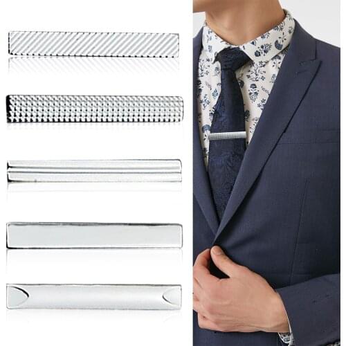 5PCS 1.57'' Mens Tie Clip Fashion All-match Tie Bar Clip Necktie Clip Business Clip Wedding Tie Men Jewelry Men Shirt Pins