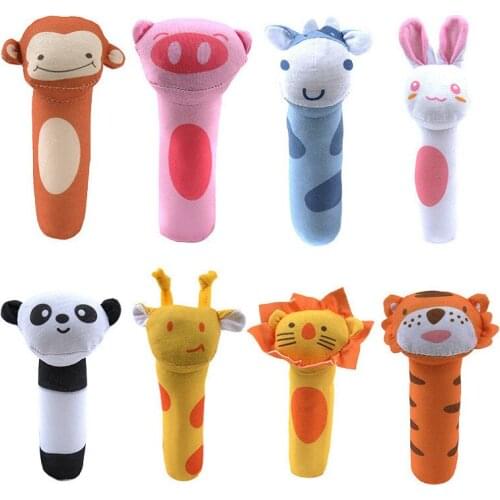 1pcs Hot Sell Dog Cat Plush Squeak Sound Dog Toys Funny Fleece Durability Chew Molar Toy Fit for All Pets Elephant Duck Pig