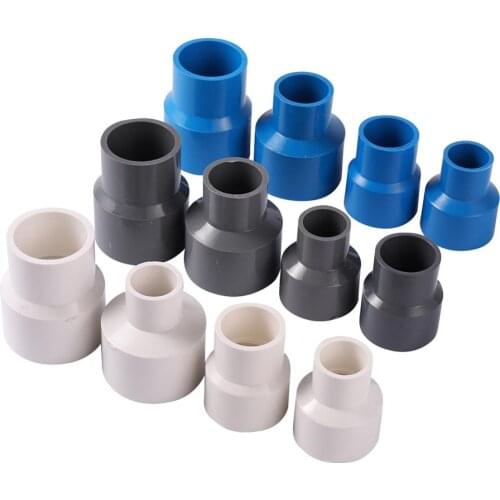 20/25/32/40mm Straight PVC Reducing Connector Garden Farm Greenhouse Water Supply Pipe Tube Couplings Tank Drainage System Joint