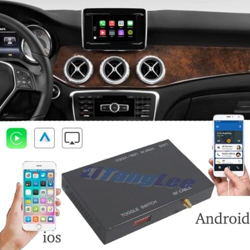 Car Camera Carplay Decoder Adapter Mirror Display For Mercedes Benz GLA MB X156 NTG Comand APS Android Auto Play 360 BirdView