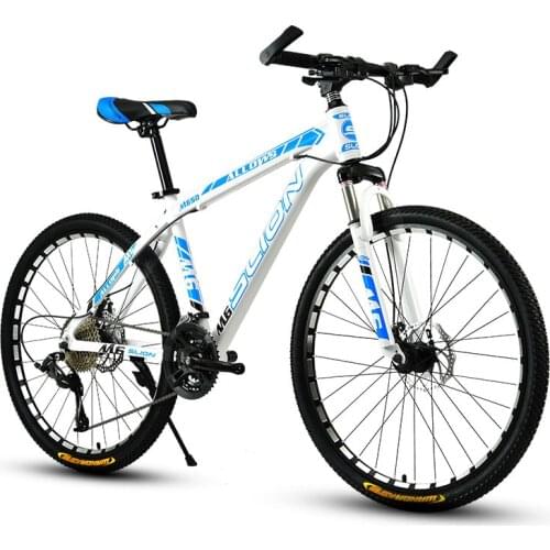 Mountain Bike 33 Speed 24 Inch Fat Bike Adult Shock Racing Car Double Disc Brakes Speed Student Bicycle