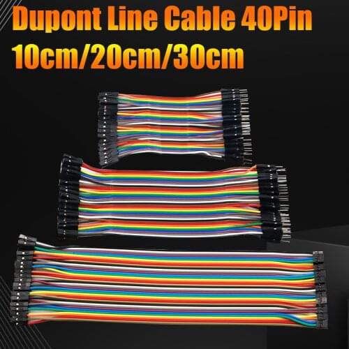 Dupont Line 10cm/20CM/30CM Male to Male+Female to Male + Female to Female Jumper Wire Dupont Cable