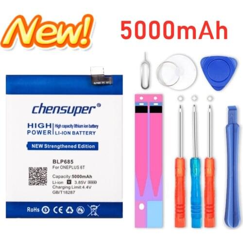 Top Brand 100% New 5000mAh for ONEPLUS 6T one plus 6T BLP685 one plus 7 Battery in stock