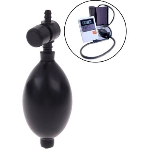 Medical Accessory Latex Sphygmomanometer Tonometer Ball Blood Pressure Cervical Tractor Air Inflation Balloon Bulb Pump Valve