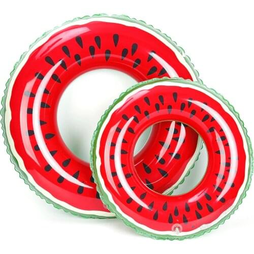 Watermelon Inflatable Adult Kids Swimming Ring Toy Inflatable Pool Float Circle for Adult Children Water Safety Products