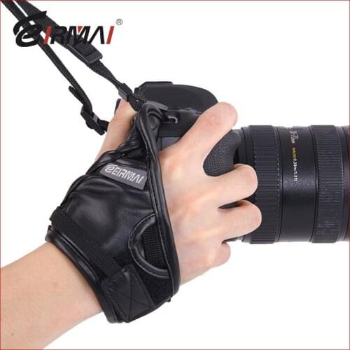 Professional Leather Camera Wrist Strap Hand Grip for DSLR SLR Canon Nikon Fuji Camcorder