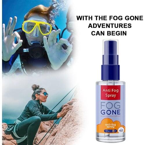 30ml Tech Nano Anti Fog Spray Treatment Reusable Cloth for Glasses Swim Bicyle Goggles Car Windshield Anti-fog