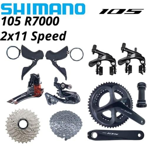 SHIMANO 105 R7000 11s Group 2x11S ST SHIFT LEVER right left pair 11v RD R7000 GS FD R7000 BR-R7000 FC-R7000 BBR60 CS-R7000 set