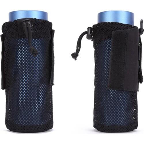 Outdoor Sports Portable Water Bottle Pouch Molle Camping Kettle Bags for Backpack Vest Belt Travel Cycling Hiking Kettle Bag