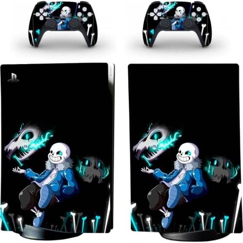 Undertale PS5 Digital Edition Skin Sticker Decal Cover for PlayStation 5 Console and 2 Controllers PS5 Skin Sticker Vinyl