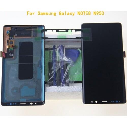 Original for Samsung Galaxy NOTE8 N950 N950F N9500 N9500F N900D LCD display with shadow screen touch screen replacemen