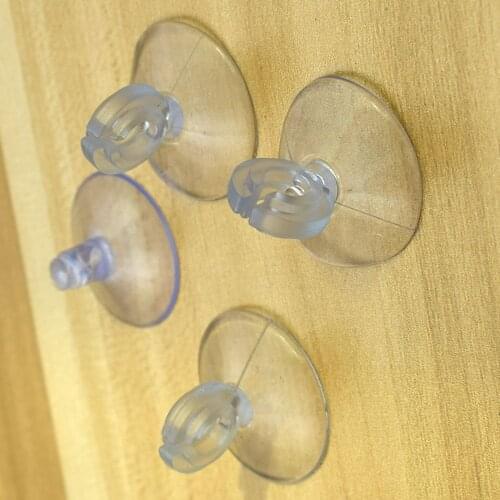 10pcs Pump Airline Tube Fish Tank Home Aquarium Sucker Cup Holder 4mm/6mm Standard Air Line Transparent Aquarium Air Pump