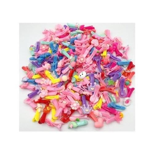 20pcs New Girls Cute Cartoon Flower Geometric Hairpins Sweet Headband Hair Ornament Barrettes Hair Clips Fashion Hair Accessorie