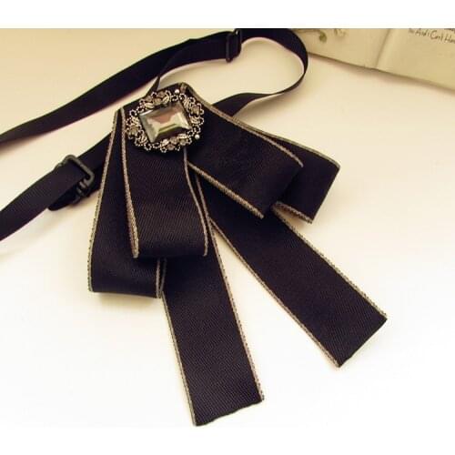 Free shipping new fashion casual 2017 mens male Korea Vintage Headdress School bow tie collar Unisex shirt accessories female