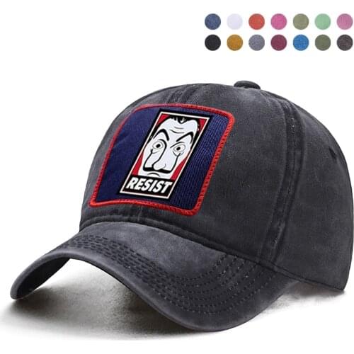 House Of Paper Money Heist La Casa De Papel Baseball Cap Dad Trucker Ponytail Gorras Hat Women Berets Caps Boinas Solid Hats