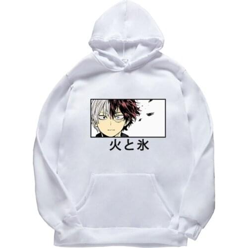 Oversized Cool Gojo Satoru Sensei Printed Cartoon Pullover Hoodie Hip Hop sportswear for Boys