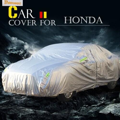 Buildreamen2 Full Car Cover Sun Rain Snow Protector Cover Waterproof For Honda Element FR-V Passport Legend Airwave Insight City