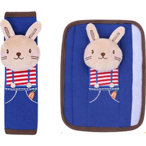 80% Hot Sale Safety Belt Cover Detachable Comfortable Soft Universal Seat Belt Pad for Children Interior Decoration Accessories