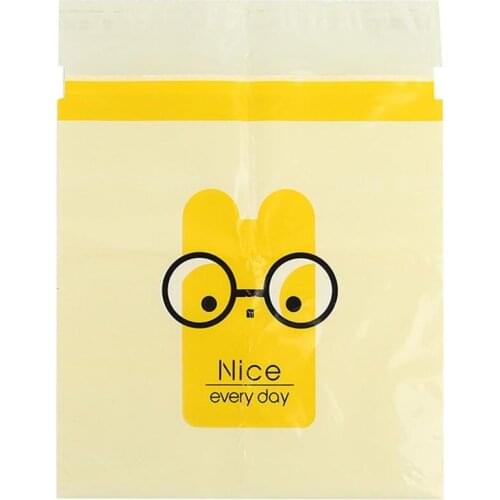 Wonderlife 15pcs Cute cartoon car interior cleaning bag Car Trash Bag Disposable Garbage Bag Home Self-adhesive Cleaning Bags