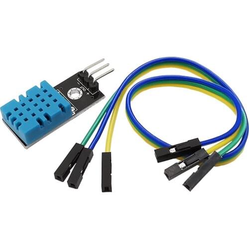 1Pcs DHT11 Module Temperature and Relative Humidity Sensor With Wire Cable Smart Sensors Module For Arduino DIY