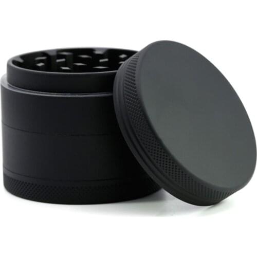 Fashion New 4-layer 63mm Aluminum Grinders Herbal Herb Rubber paint Tobacco Grinder Smoke Accessories