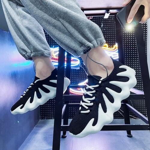 2021 summer and autumn new coconut shoes eight claw shoes casual sports mens shoes tide shoes fluorescent socks shoes