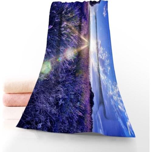 Hot Sale Custom Lavender 35x75cm Fitness Sports Towel Portable Quick-drying Towel Yoga Outdoor Microfiber Sports Towel