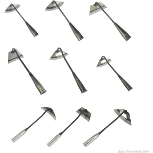 Full Manganese Steel Hand-held Hoe Garden Planting Hoe Weed Puller Farm Garden Tool Weeding Accessories Sharp Durable wholesales