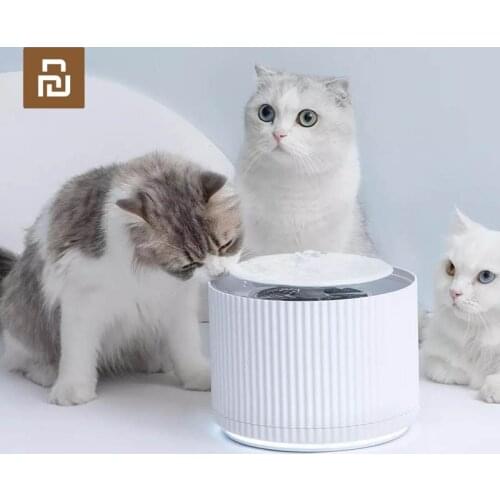 Youpin Smart Cat Water Dispenser Water Purifier 5 Layer Filter Clean Flow Water Open Drinking Tray Pet Drinking Fountain