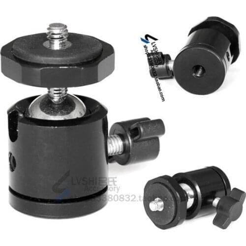 Multi Purpose 1/4" Mini Tripod Ball Head Kit Shoe mount for all DSLR camera NEW