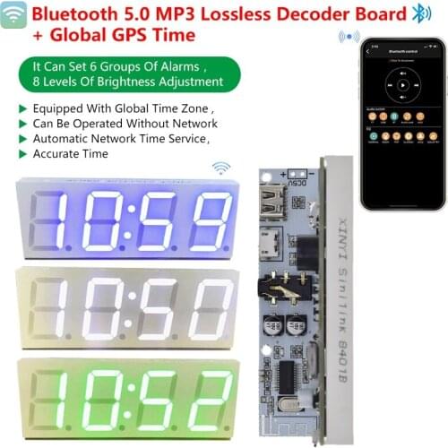 XY-WBT Bluetooth 5.0 MP3 Decoding Board Stereo Bluetooth Audio Module WiFi Timing Clock zutomatic Timing With APP Control