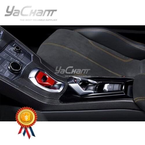 Forged / Plain Carbon Fiber Center Controller Panel Side Strip Replacement Fit For 14-19 Huracan LP610-4 LP580-2 Coupe Spyder