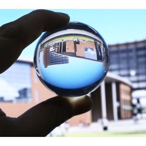 1pc 50mm Clear Round Transparent Glass Crystal Ball Healing Sphere Photography Props Home Decor
