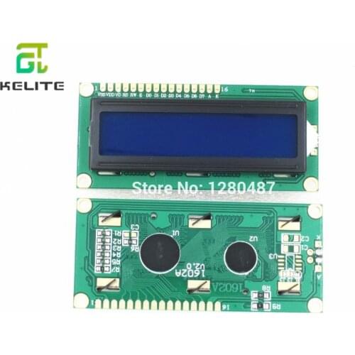 10 pcs/lot 1602 LCD screen (blue screen) 51 supporting learning board LCD screens with backlighting