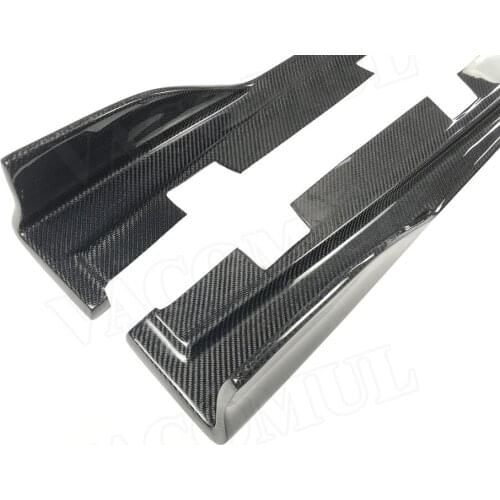 Carbon Fiber Side Skirts Protector Body Kits for LEXUS IS300 IS350 IS F Sport Sedan 4 Door 2013-2018 Car Styling