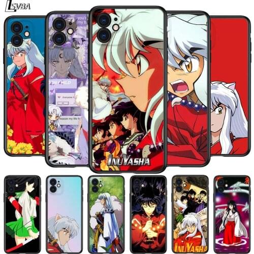 Anime Inuyasha Sesshoumaru for Apple iPhone 12 Pro Max Mini 11 Pro XS Max X XR 6S 6 7 8 Plus 5 5S SE2020 Black Phone Case