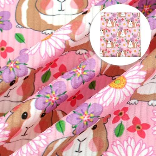 David accessories 50*145cm Heart Printed Velvet Fabric Soft Corduroy Fabric DIY Sewing The Clothing Crafts Materials,c9698
