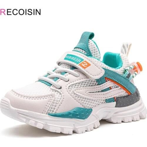 RECOISIN Spring Sneakers Kids Sports Shoes For Boys Fashion Casual Children Shoes Boy Girls Running Child Shoes Chaussure Enfant