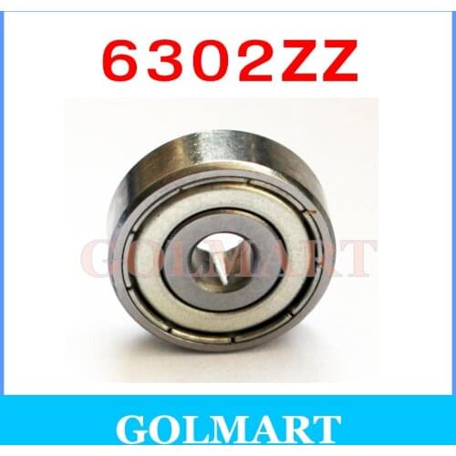 3pcs/lot Sealed Steel Ball Bearing 15x42x13 mm 6302ZZ 15mm Diameter 6302 Deep Groove
