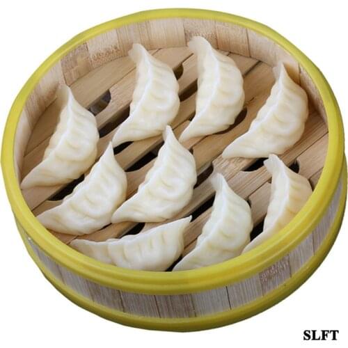 Fake chinese food model hotel restaurant store shop decoration simulation steamed bread buns rools boiled dumplings props