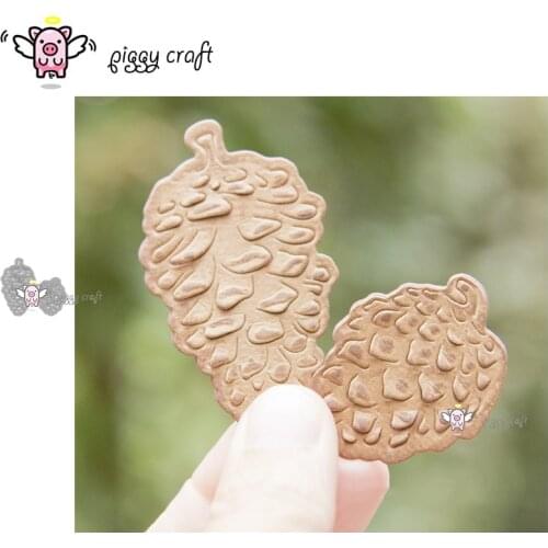 Piggy Craft metal cutting dies cut die mold 2Pcs Nut decoration Scrapbook paper craft knife mould blade punch stencils dies