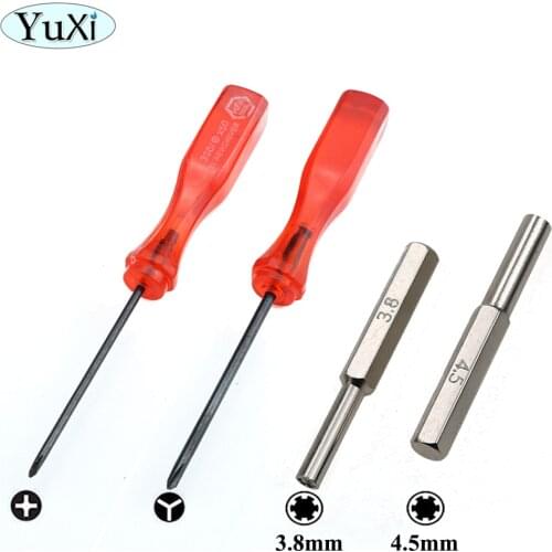 YuXi 3.8mm / 4.5mm / Y Screwdriver Bit Set For NES for SNES for N64 for Game Boy Screw Driver Repair Tools