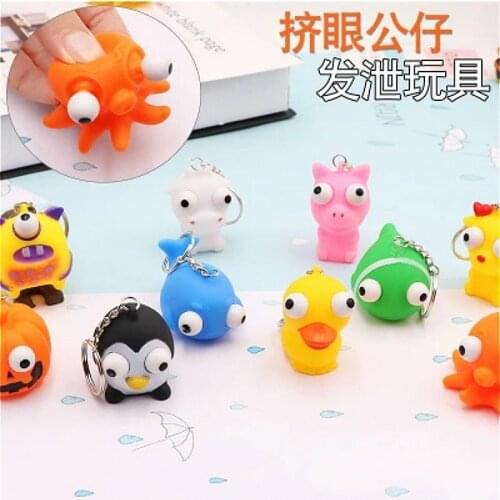 Novelty Products Toy Telescopic Eyes Cartoon Animals Action Figure Funny Gadgets for Kids Toys Beauty Gift Joke