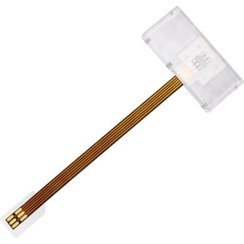 Sim Turn to Big Card Slot Converter Adapter Transparent Card Open Device Universal for Mobile Phones