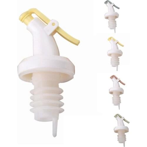 Oil Bottle Stopper Lock Plug Seal Leak-proof Food Grade Rubber Nozzle Sprayer Liquor Dispenser Wine Pourer Kitchen Bar Tool