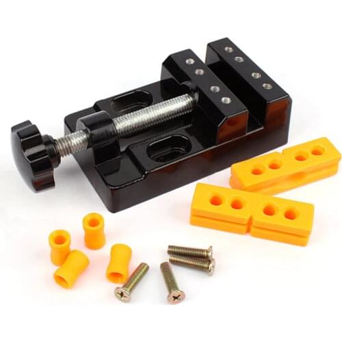 57mm Adjustable Mini Jaw Table Vice Bench Clamp Flat PliersOpening Parallel Sculpture Craft for Jewelry Adjust Hand Tool