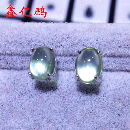 925 Sterling Silver with natural grape Stone Earrings