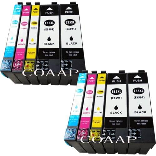 10 Compatible EPSON T3591 - 3594 (35XL) ink cartridge for WorkForce Pro WF-4720DWF 4725DWF 4730DTWF 4730DWF 4740DTWF Printer