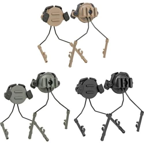 Tactical Headset Stand For 19-21mm Helmet Rail Helmet Accessories Rail Adapter Headset Bracket Headphone Mount Type 3 Colors122